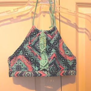 O’rangeous blue bathing suit. Size Small